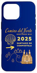 Coque pour iPhone 16 Pro Max Camino Del Norte 2025 Saint-Jacques-de-Compostelle