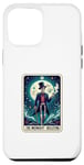 Coque pour iPhone 14 Plus Carte de tarot squelette de minuit pour Halloween