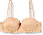 Calvin Klein Women Strapless Bra Push-up, Beige (Bare), 32E