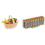 Janod - J05620 - Panier de 24 Fruits Et Légumes & Amazon Basics Lot de 36 Piles alcalines Type AAA 1,5 V 1340 mAh (Design Variable)