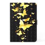 JIan Ying Case for Huawei MatePad 10.4 Slim Lightweight 3D Protector Cover Golden Butterfly