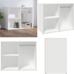 Armoire de dressing Blanc 80x40x65 cm Bois d'ingénierie - armoire de dressing - armoires de dressing - Home & Living - Blanc