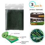 Tapis De Semences De Gazon BiodéGradable Tapis De DéMarrage De Semences Fournitures De Pique-Nique De Jardin Sol RéSistant Au Vent Et Solide, Isolation Thermique, Hydratant,3pack,20 * 900cm