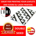 A4 200 gsm GLOSS 2 SIDED PRINTER PAPER x 125 sheets for LASER & DIGITAL PRINTERS