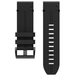 Nail lær klokkereim easyfit Garmin Descent Mk2 - Onyx black