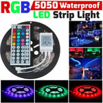 5M LED Tube 5050 RGB SMD LED Vattentät Flexibel Strip 300 LEDs + 44 nycklar IR Remote-265