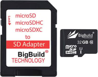 32 Go Ultra Fast Class 10 30 Mo / Sec Micro SD Carte mémoire SDHC Pour Asus Transformer Book T100