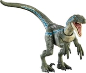 Mattel Jurassic World Hammond Collection - Velociraptor Blue, Toy Figure