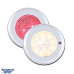 Båtsystem Downlight Nova Ii Led Krom Rød/hvitt Lys M/bryter