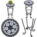 Table d'appoint Mosaïque Noir et blanc - table d'appoint - tables d'appoint - Home & Living - Noir