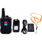 Anpviz - Talkie walkie Mini talkies-walkies 2W/0,5W 16 canaux Radio bidirectionnelle légère Chargement usb Talkies-walkies portables Prise ue 110V à