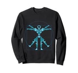 Leonardo Da Vinci Science Robotics Engineer Robot Robotics Sweatshirt