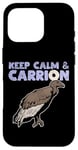 Coque pour iPhone 16 Pro Keep Calm And Carrion Vautour Scavenging Bird