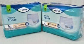 36 Tena Proskin Incontinence Pants Normal Large 100-135cm 2 Packs of 18 FeelDry