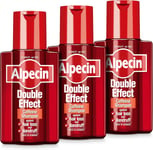 Alpecin Double Effect Shampoo 3x 200ml | Anti Dandruff and Natural Hair Growth |