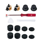 Mcbazel Kit de réparation de Manette analogique 15 en 1 pour Manette PS5, Remplacement de Manette de Couverture de Manette avec Outil d'ouverture pour Manette PS5 DualSense