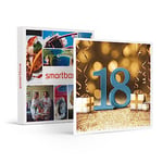 Smartbox - Coffret cadeau Bon 18 anniversaire! - Idée cadeau originale - Séjours, dîners, soins de bien-être et activités sportives de 1 à 4 personnes