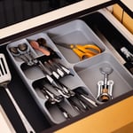 Kitchen Drawer Organizer Tray for Silverware Cutlery Utensils and Gadgets,9139