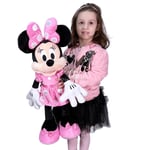 Minnie Rose 65cm Disney Grande Peluche Original Souple Plush Size XL