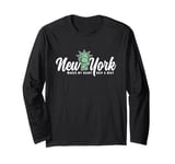 USA Souvenirs Makes My Heart Skip A Beat I Love New York Long Sleeve T-Shirt