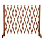 TERRE JARDIN - Barrière de Sécurité Extensible, de 30 à 150 x 90 cm - Barriere de Securite Enfant, Chien sans Perçage en Bois - Barrière Protection Extensible, Rétractable, Enfants, Animaux