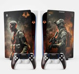 Sticker Pour La Ps5 Black Ops 6, Autocollant Ps 5 Gaming, Console Et Manette, Edition Standard Digital Skin Cod (2 Manettes)