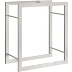 Vidaxl - Portant de bois de chauffage 50x28x56 cm acier inoxydable Silver