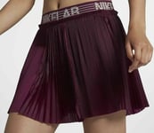 WOMENS NIKE NikeLab TENNIS PLEATED SKIRT 2in1 SIZE S (AA4841 609) BORDEAUX