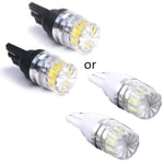 T10 W5w Led registreringsskylt Lampa Ultra Bright Side Bulb 5050 5 Smd Bakljus 12v