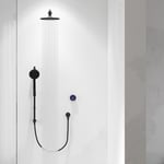 Aqualisa Smart Glo Dual Wall Fed Concealed Digital Shower - Black (HP/Combi)