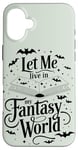 Coque pour iPhone 16 Plus Magical Fairies and Dragons Amoureux de livres