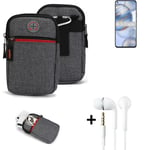 Belt bag + headphones for Huawei Honor 30 Phone case