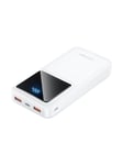 Vention Powerbank FHLW0 20000mAh Micro-USB USB-C 2xUSB-A 22.5W (white) Powerbank - Hvid - 20000 mAh