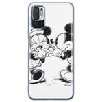 ERT GROUP Coque de téléphone Portable pour Xiaomi REDMI Note 10 5G / POCO M3 Pro Original et sous Licence Officielle Disney Motif Mickey & Minnie 010, Coque en TPU