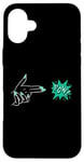 Coque pour iPhone 16 Plus Bleu sarcelle Aqua Boy Bye!