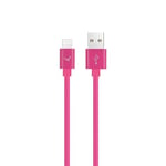 W Wonder Full Power - Cable USB-A vers Lightning - 2m - Rose