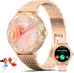 Montre Connectée Femme Avec Appel Bluetooth -Smartwatch Femme Avec Podometre,Montre Connecter Pour Femme Avec Cardiofrequencemetre Moniteur De Sommeil 100+ Modes Sportif Etanche Ip67 Pour Android Ios