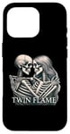 iPhone 16 Pro Twin Flame Skeleton Couple Eternal Love Lovers Forever Case