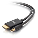 C2G 10ft Mini DisplayPort Male to HDMI Male Passive Adapter Cable - 4K 30Hz - video adapter - Mini DisplayPort / HDMI - 3.05 m