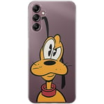 ERT GROUP Coque de téléphone Portable pour Samsung A14 4G/5G Original et sous Licence Officielle Disney Motif Pluto 001 Parfaitement adapté à la Forme du téléphone Portable, partiel imprimé