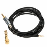 Cable pour casque 3,5 mm à 6,35 mm Cable audio en cuivre sans oxygène Prise 2,5 mm pour ATH-M50x ATH-M40x ATH-M70x,3.0M