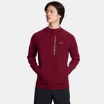 Veste Under Armour OutRun The Storm pour homme Cardinal / Noir / réfléchissant L