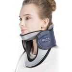 Cervical traction device Medical Neck, Protection Inflatable Neck Stretcher Collar with Pump the Neck- Anytime, Anywhere to Relieve Neck Pain (color : Blue)