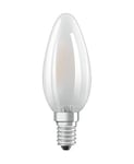 OSRAM Ampoule LED, Culot: E14, Blanc chaud, 2700 K, 5 W, équivalent à 40 W, dépolie, LED Retrofit CLASSIC B DIM
