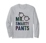 Sarcastic Little MR SMARTY PANTS Educational University I Long Sleeve T-Shirt