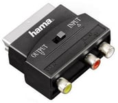 HAMA Adapter 3xRCA-Scart Svart RCA hun-han I/O