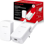 AV1000 Gigabit Powerline Starter Kit, Data Transfer Speed up to 1000 Mbps, Elimi