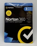 Norton 360 with Game Optimizer - 3 Devices - 1 Year Licence W52