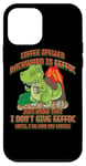 Coque pour iPhone 12 mini Coffee Spelled Backwards Is Eeffoc Funny T-Rex Dinosaur Dino