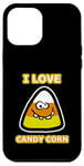 iPhone 12 Pro Max I Love Candy Corn Funny Halloween Costume Trick Or Treating Case